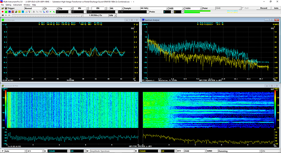 Substation-60Hz-SR44100-16Bit-2s-Transformer_vs_Partial-Discharge-MI