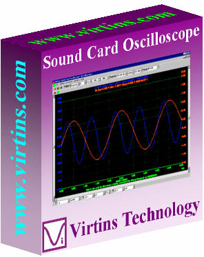 Sound card based real time oscilloscope