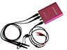 2 x 100MHz oscilloscope probes, 1 test lead for Signal Generator & a 1.5m USB cable