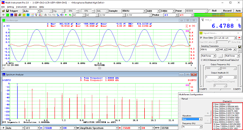 Harmonic Residual - Crossover