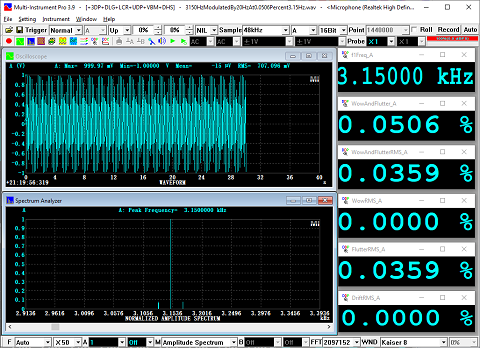 Wow and Flutter Measurement